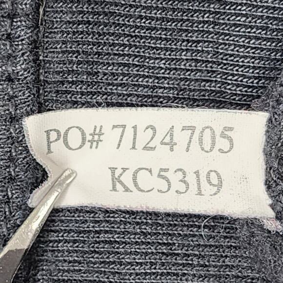 Nautica Pants Mens M Black Pull On Jogger Casual Athleisure Back Zip Pocket - Picture 8 of 13